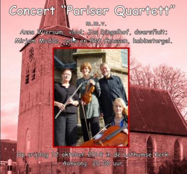 Concert Pariser Quartett | Afbeelding behorende bij Concert Pariser Quartett