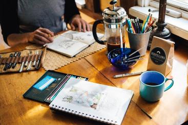 Verborgen Talenten: kunstlessen aan huis | Afbeelding behorende bij Verborgen Talenten: kunstlessen aan huis |